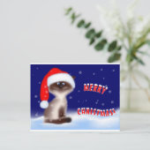 クリスマス子猫 シーズンポストカード (スタンド正面)