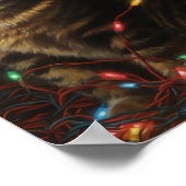 クリスマス子猫 ポスター (角)