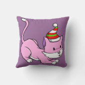 クリスマス子猫「モリー」枕 クッション (裏面)