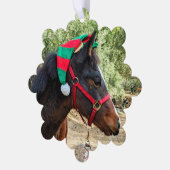 クリスマス子馬 オーナメントカード (左)