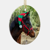 クリスマス子馬 セラミックオーナメント (右)