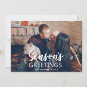 クリスマス季節のごあいさつカスタムの写真 シーズンカード (正面)