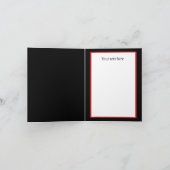 クリスマス季節のごあいさつペンギン郵便キャリア シーズンカード (内部)