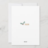 クリスマス季節のカード シーズンカード (裏面)