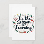 クリスマス学先生 サンキューカード (正面/裏面)