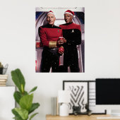 クリスマス宇宙 ポスター (ホームオフィス)