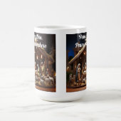 クリスマス宗教スピリチュアル出生シーン コーヒーマグカップ (中央)