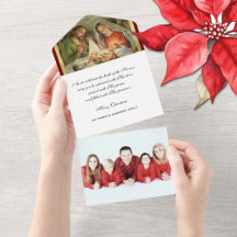 クリスマス宗教的な写真ヴァージンメアリー・イエス・エンジェルス