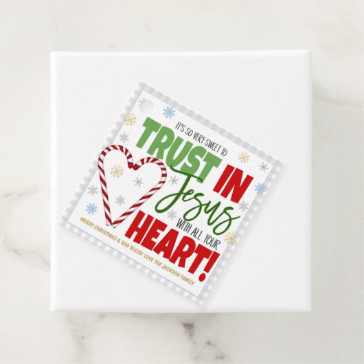 クリスマス宗教的ギフトラベル フェイバータグ (インサイチュ)