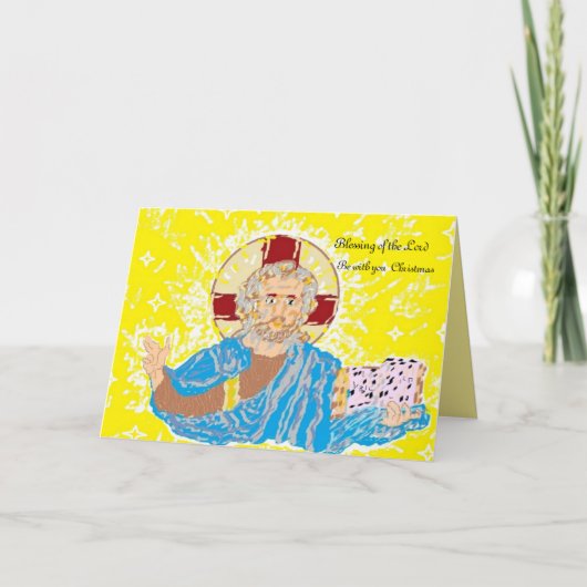 クリスマス宗教的グリーティングカード シーズンカード (正面)