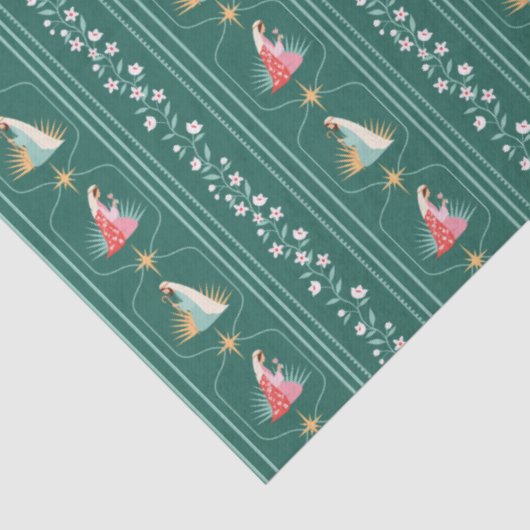 クリスマス宗教的ベツレヘムJosephフローラ 薄葉紙 (詳細)