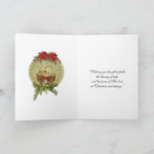 クリスマス宗教聖アンドリュー・ノヴェナベビーイエス シーズンカード (内部)