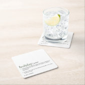 クリスマス定義の休日 スクエアペーパーコースター (インサイチュ)