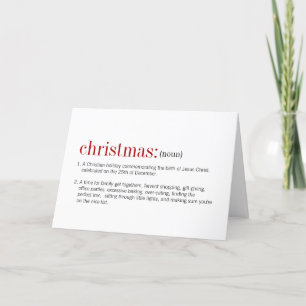 クリスマス定義の折り畳み シーズンカード
