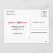 クリスマス定義3写真 シーズンポストカード (裏面)