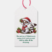 クリスマス実在の喜び ギフトタグ (正面)