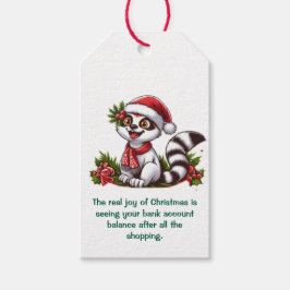 クリスマス実在の喜び ギフトタグ