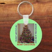 クリスマス実在の木 キーホルダー (正面)