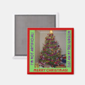 クリスマス実在の木 マグネット (正面/裏面)