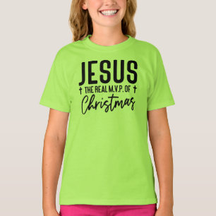 クリスマス実在のMVPイエス Tシャツ