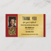 クリスマス実在エステートQRコード紹介カード 紹介カード (裏面)