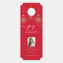 クリスマス実在エテートマーケティングドアハンガー ドアノブサイン