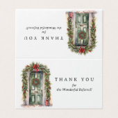 クリスマス実在テーマ不動産紹介カード (外部フラット)