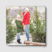 クリスマス実在思い出フォイル家族の写真 ゲストブック (裏面)