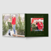 クリスマス実在思い出フォイル家族の写真 ゲストブック (全面)