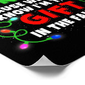 クリスマス家族のクリスマスはおもしろいもスリープ状態 ポスター (角)