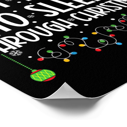 クリスマス家族のクリスマスを通して眠る可能性が最も高い ポスター (角)