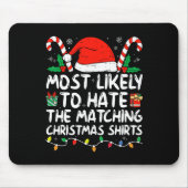 クリスマス家族のパヤに合わせるのが最も嫌いらしい マウスパッド (正面)