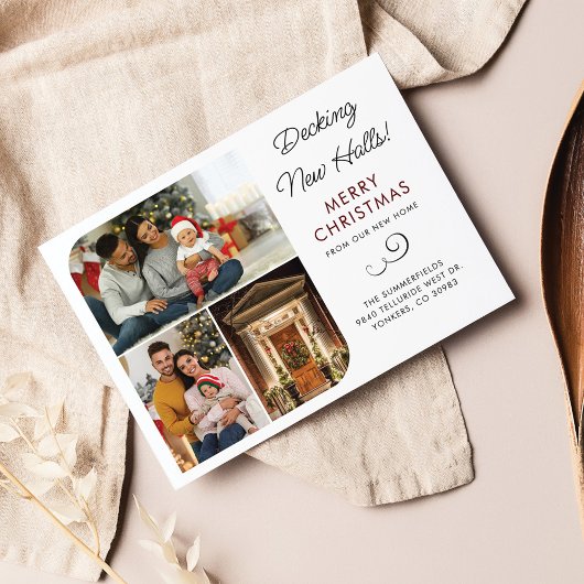 クリスマス家族の写真を移動カード