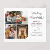 クリスマス家族の写真を移動カード (正面)