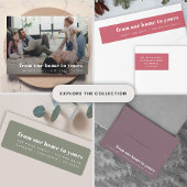 クリスマス家族の写真私たちの家からあなたの赤まで シーズンカード