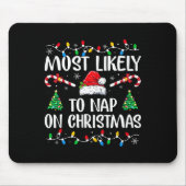 クリスマス家族の昼寝Pで最も可能性が高い マウスパッド (正面)