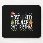 クリスマス家族の昼寝Pで最も可能性が高い マウスパッド (正面)