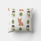 クリスマス家族の集まり セット 暖かい クッション (裏面)