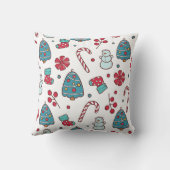 クリスマス家族の集まり セット 暖かい クッション (裏面)