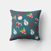 クリスマス家族の集まり セット 暖かく クッション (裏面)