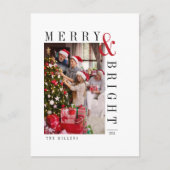 クリスマス家族写真カード, 現代のホリデーカード シーズンポストカード (正面)
