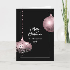 クリスマス家族写真コラージュ ホリデーカード