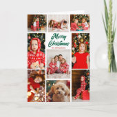 クリスマス家族写真コレクション シーズンカード (正面)
