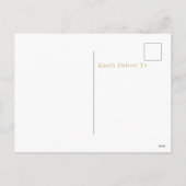 クリスマス家族写真ホリデーカード シーズンポストカード (裏面)