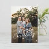 クリスマス家族向けグリーティングカード シーズンカード (スタンド正面)