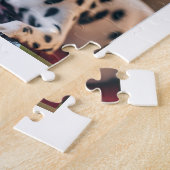 クリスマス家族8枚写真コラージュ ジグソーパズル (側面)