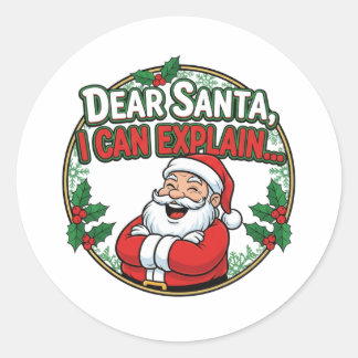 クリスマス家族 2025 ラウンドシール