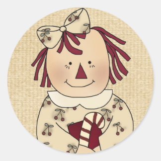 クリスマス封筒用シール:シンプルJoys Annie ラウンドシール