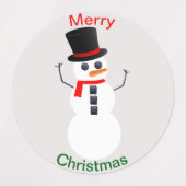 クリスマス封筒用シール/シール/ ラベル (デザイン1)