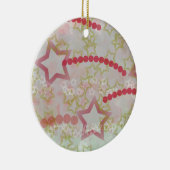 クリスマス射撃、 発砲星空 セラミックオーナメント (右)